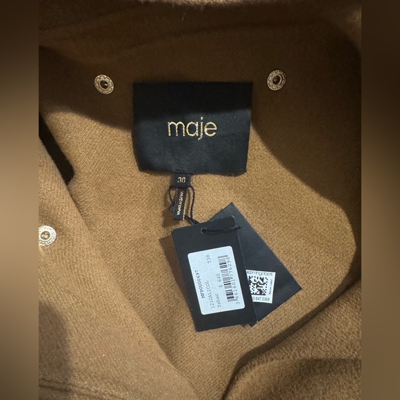 MAJE Galicol Hooded Jacket, Size 38, NWT - Picture 9 of 13